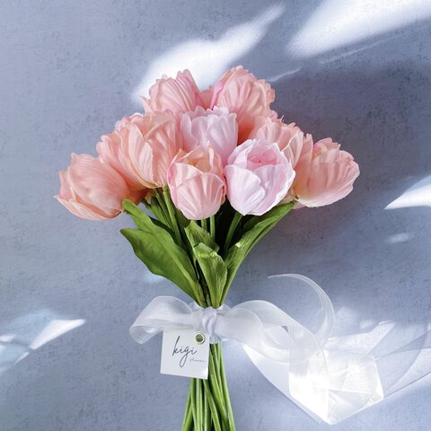 ❣️500SALE対象商品❣️【tulip pink bouquet】チューリップ ピンク ブーケ 花束︎︎ ︎︎ ︎︎＂︎︎特集掲載︎︎＂︎︎