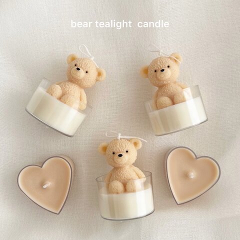 bear tealight candle￤くまちゃんキャンドル