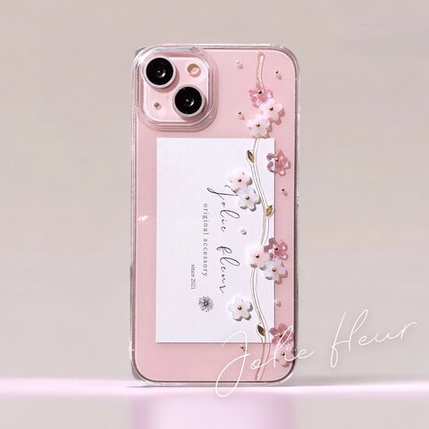 𝐬𝐚𝐤𝐮𝐫𝐚'/𝐛𝐥𝐨𝐨𝐦 𝐥𝐢𝐧𝐞 桜 サクラ スマホケース iPhoneケース ピンク